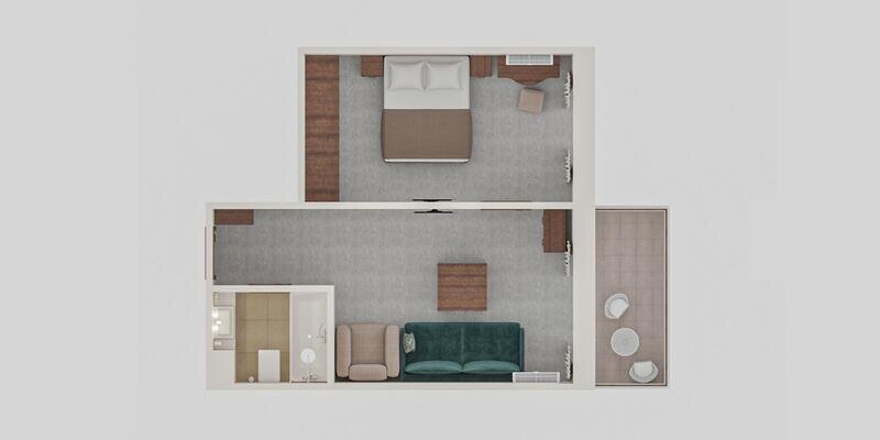 Suite 2-местный 2-комнатный