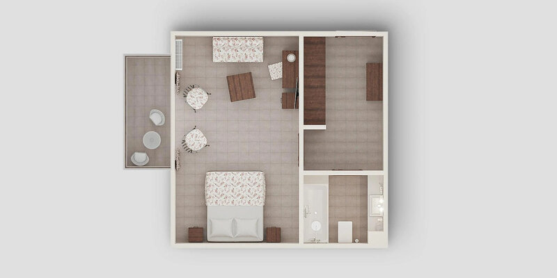 Superior promo 2-местный 1-комнатный