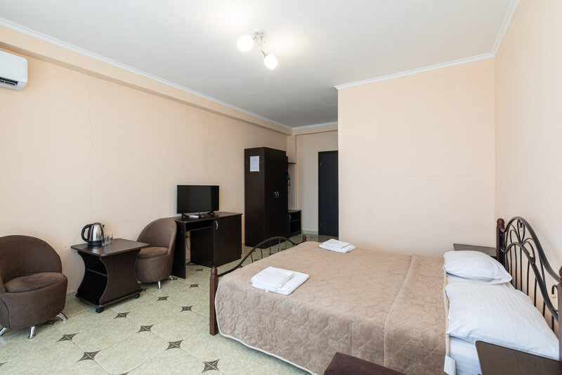 Стандартный 2-местный 1-комнатный (вид на море)