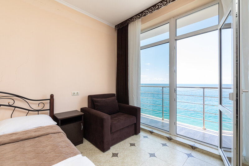 Стандартный 2-местный 1-комнатный (вид на море)