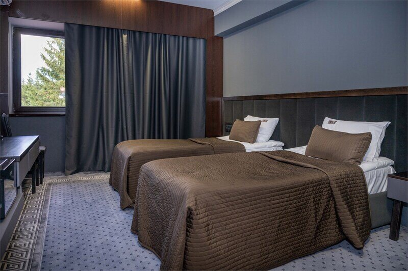 Стандарт (корпус Югославский) TWIN, вид на территорию без балкона