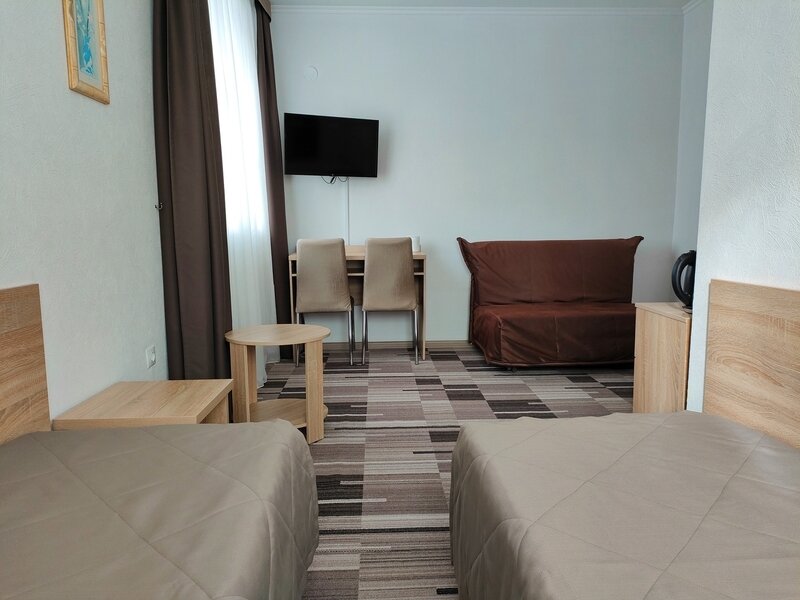 Стандартный 2-местный 1-комнатный (без балкона, корпус № 1)