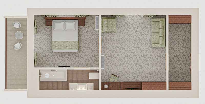 Suite 2-местный 2-комнатный