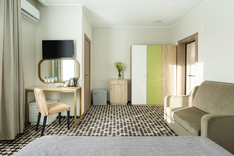 Стандартный 2-местный 1-комнатный (коттедж)