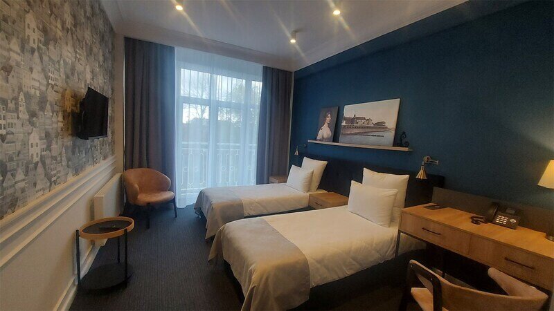 Стандартный 2-местный Twin (вид на город)