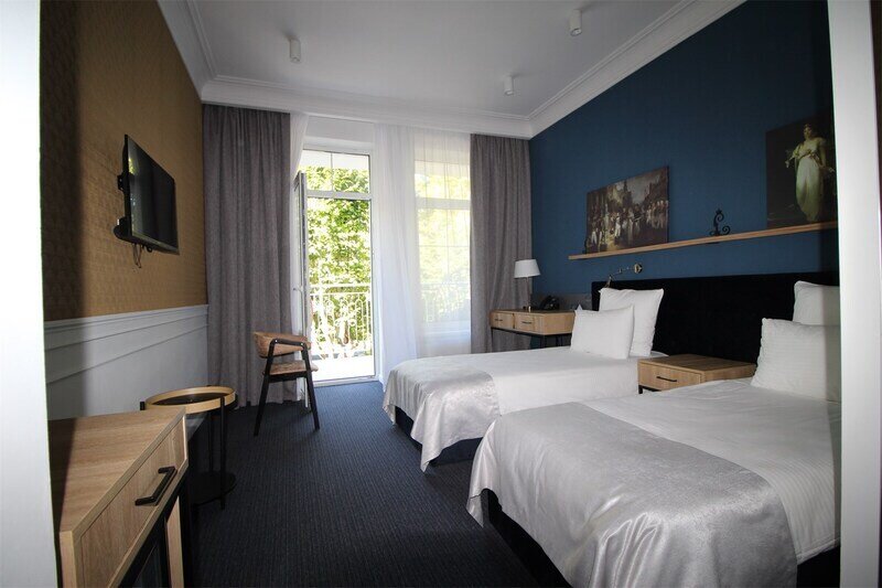 Стандартный 2-местный Twin (с балконом, вид на парк)