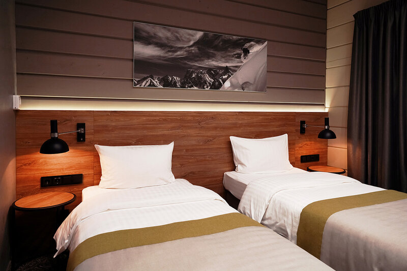 Коттедж 4-местный (с 2 спальнями)