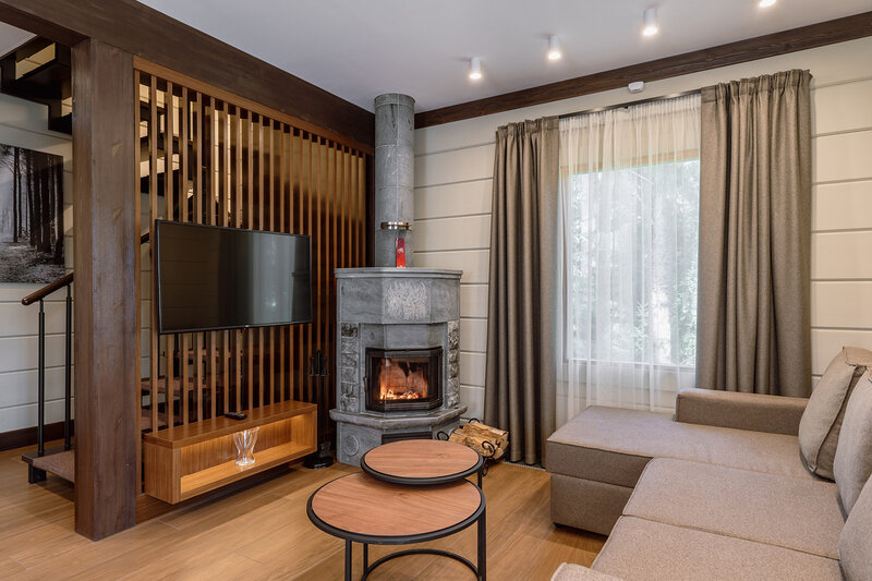 Коттедж 4-местный (с 2 спальнями)