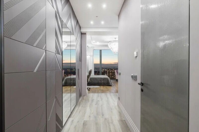 Апартаменты 2-местный 1-комнатный (Люкс 37 этаж, 55 кв. м ЖК Neva Towers)