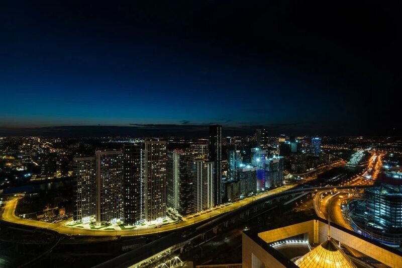 Апартаменты 2-местный 1-комнатный (Люкс 37 этаж, 55 кв. м ЖК Neva Towers)