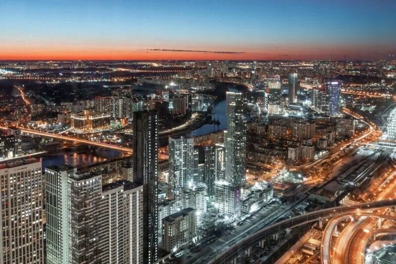 Апартаменты 2-местный (люкс 57 этаж, 41 кв. м, ЖК Neva Towers)