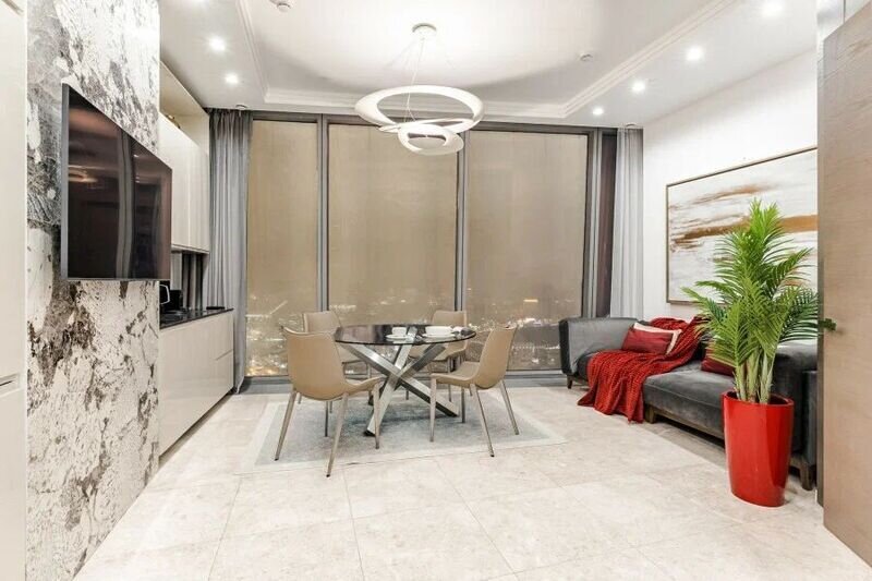 Апартаменты 2-местный 2-комнатный (люкс 77 этаж, 55 кв. м, ЖК Федерация)