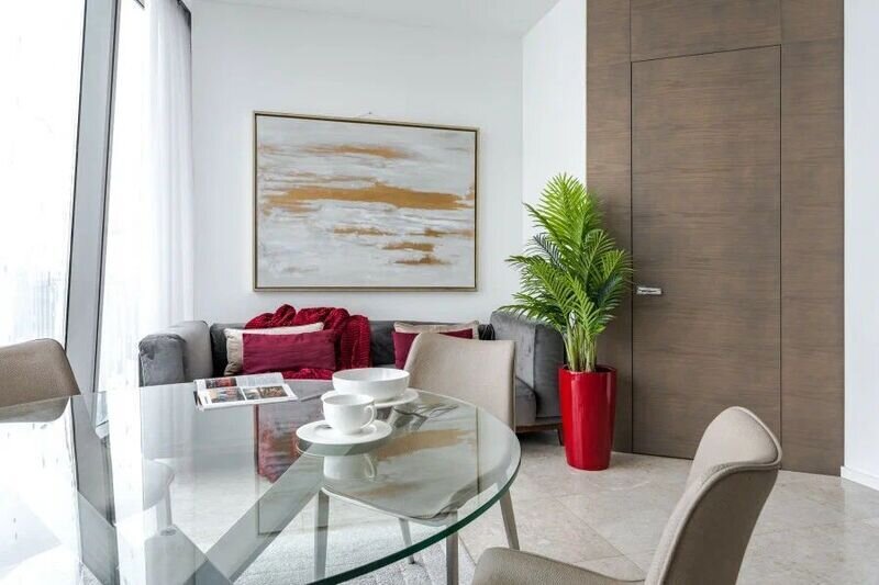 Апартаменты 2-местный 2-комнатный (люкс 77 этаж, 55 кв. м, ЖК Федерация)