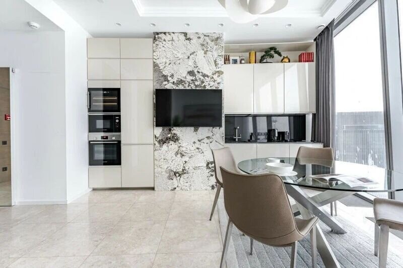 Апартаменты 2-местный 2-комнатный (люкс 77 этаж, 55 кв. м, ЖК Федерация)