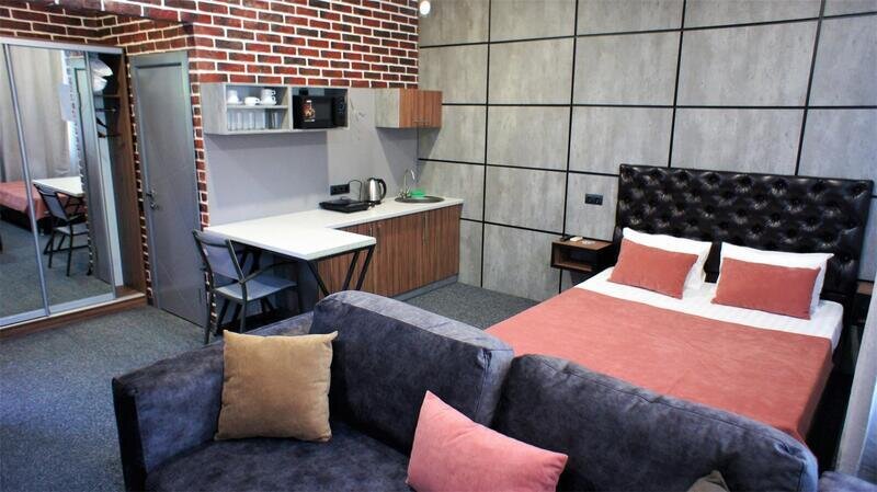 Studio 4-местный 1-комнатный (с видом на бассейн)