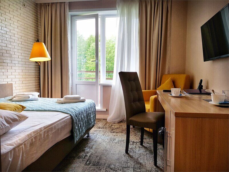 Люкс 2-местный 1-комнатный (вид на территорию