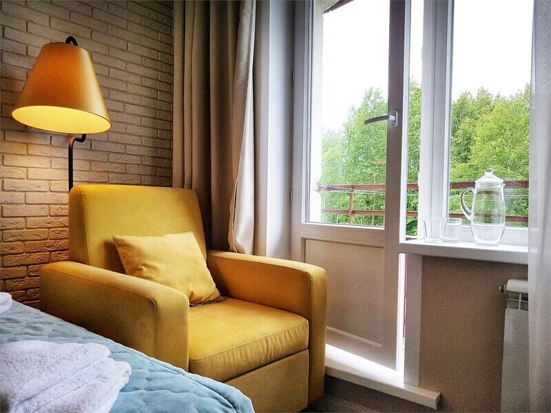 Люкс 2-местный 1-комнатный (вид на территорию