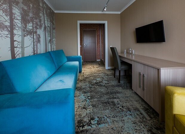 Люкс 2-местный 2-комнатный (вид на Волгу)