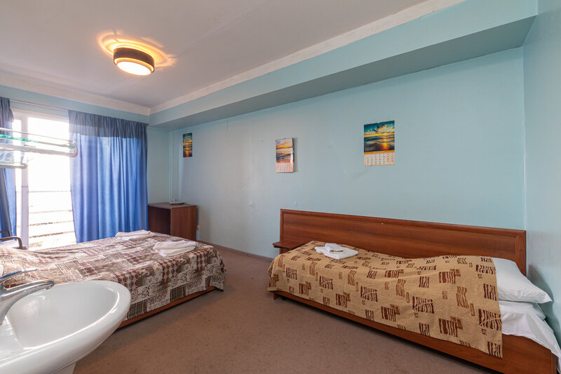 Эконом 3-местный 1-комнатный (без ремонта)