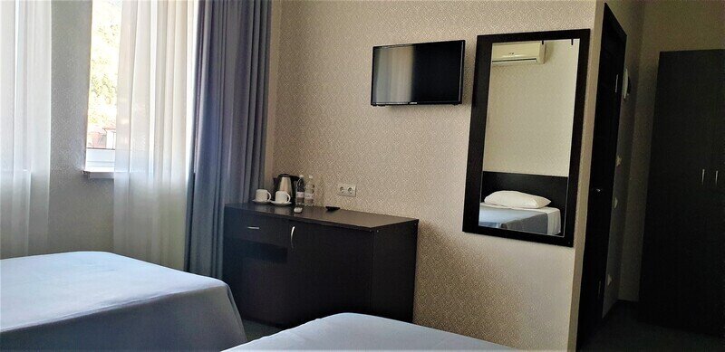 Стандартный 2-местный 1-комнатный (без балкона)