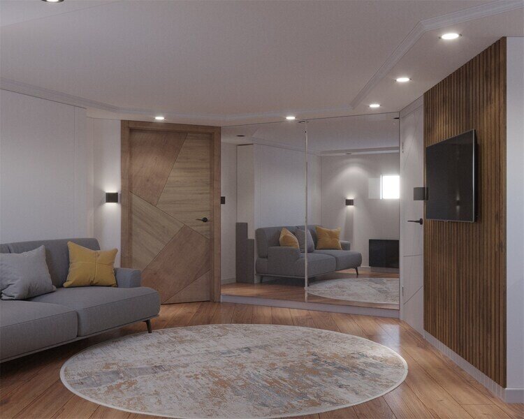 Апартаменты 2-местный 1-комнатный (без окна)