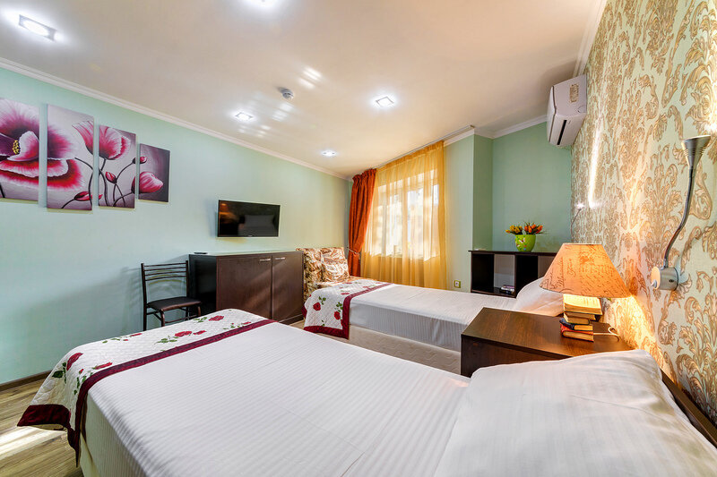 Делюкс 2-местный 1-комнатный (без балкона)