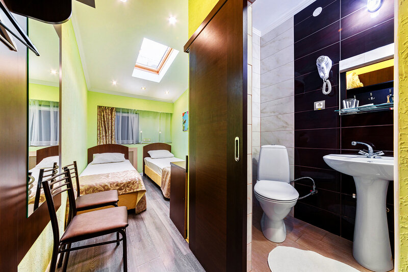 Стандартный 2-местный 1-комнатный (без балкона)