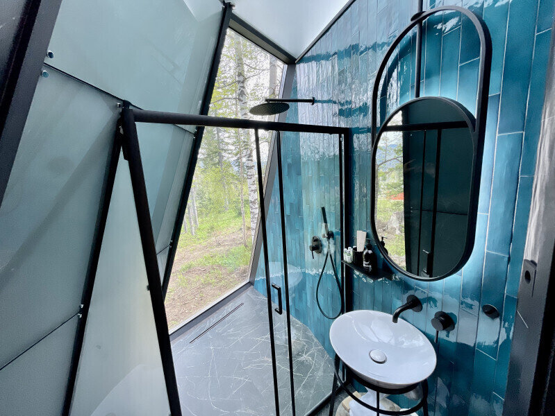 Купольный дом 2-местный Стеклянный типи