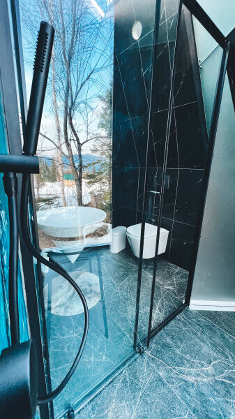 Купольный дом 2-местный Стеклянный типи