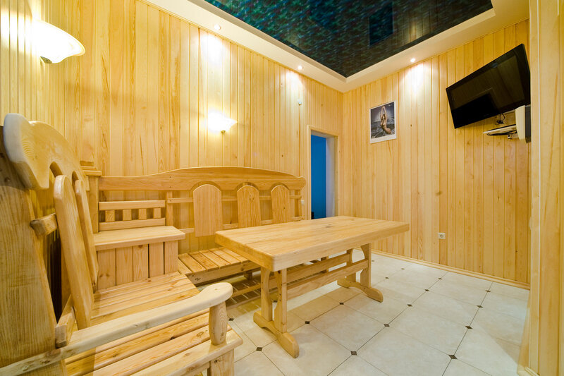 VIP-Коттедж 4-местный 2-комнатный 2-этажный (с сауной и террасой)