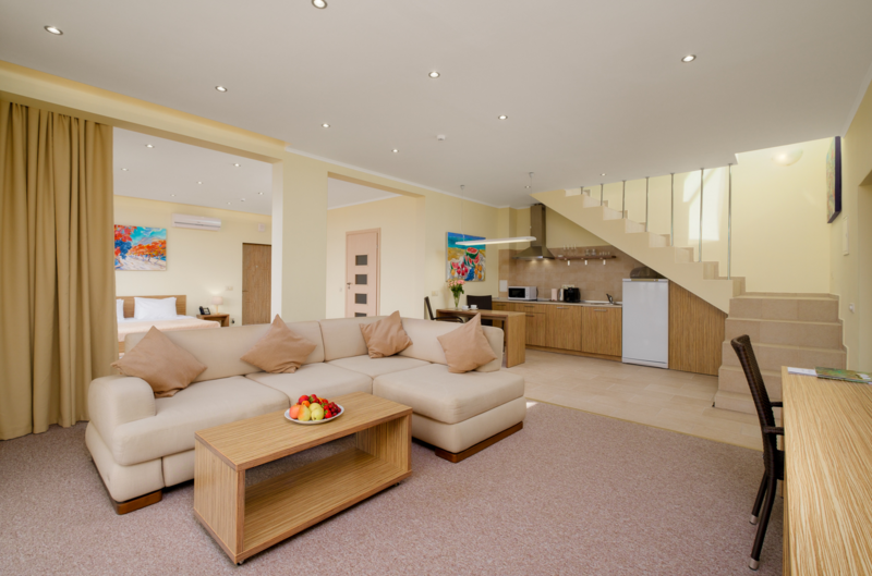 Люкс 2-местный 1-комнатный (с террасой)