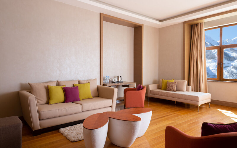 Улучшенный 2-местный 2-комнатный с 1 спальней и гостиной