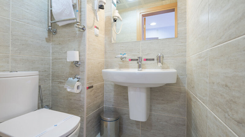 Стандартный 3-местный 2-комнатный (с двуспальной кроватью и раскладным диваном)