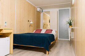 Эконом 2-местный  без балкона Норвежский дом 1 этаж, Пансионат DUBLIN&DOLPHIN, Джемете