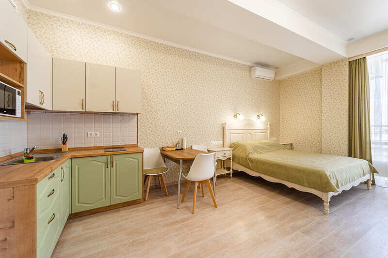 Апартаменты Студио 2-местный 1-комнатный (вид на море АкваDeluxe)