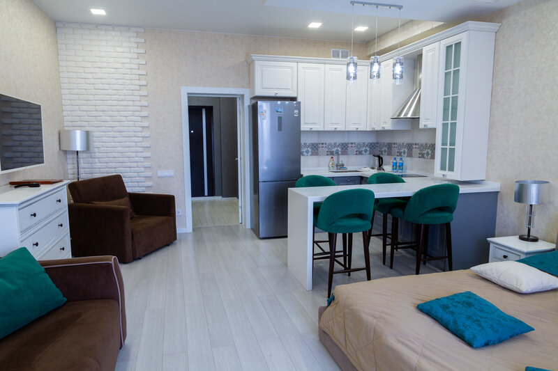 Апартаменты Студио 2-местный 1-комнатный (вид на море АкваDeluxe)