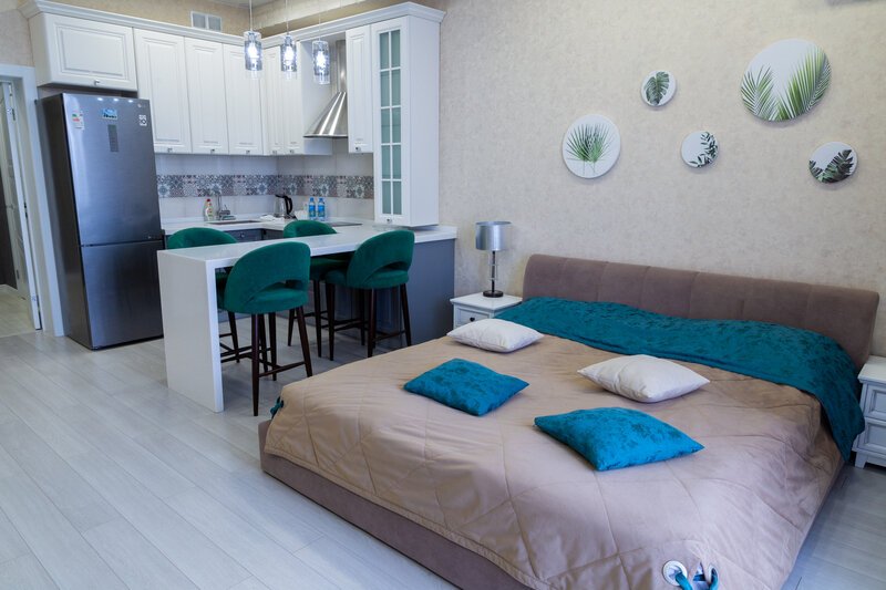 Апартаменты Студио 2-местный 1-комнатный (вид на море АкваDeluxe)