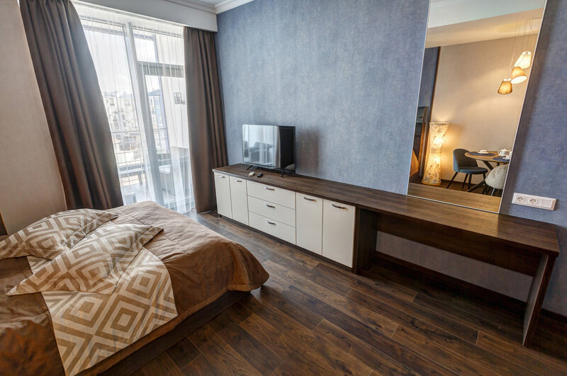 Апартаменты Студио 2-местный 1-комнатный (вид на море АкваDeluxe)