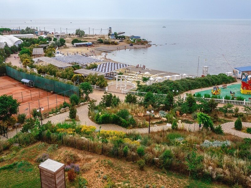 Апартаменты Студио 2-местный 1-комнтаный (1 линия вид на море АкваDeluxe)