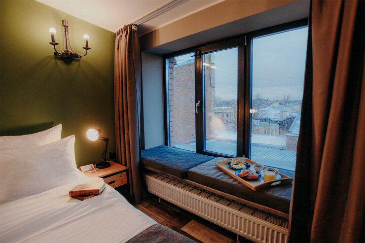 Стандартный 2-местный DBL (вид на крыши)