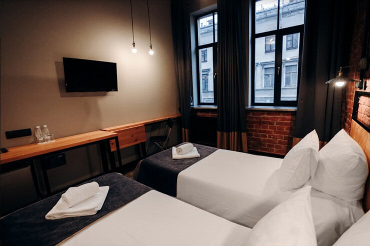 Стандартный 2-местный TWIN (вид на город)