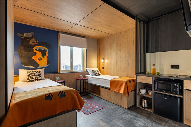 Стандартный 2-местный TWIN (студио)