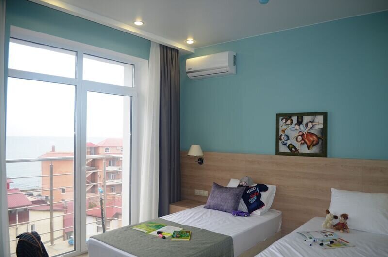 Апартаменты 2-местные (2 спальни, вид на море)