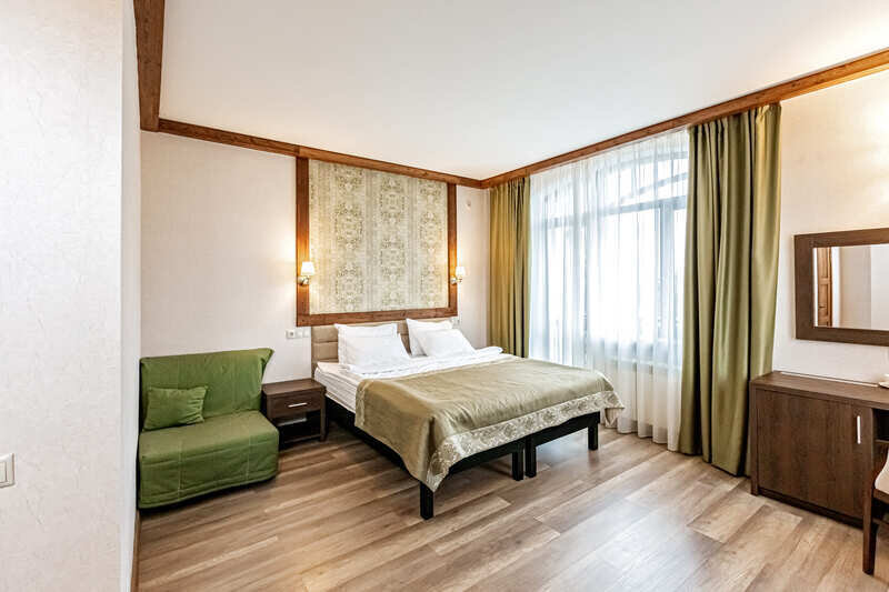 Студия 2-местный 1-комнатный