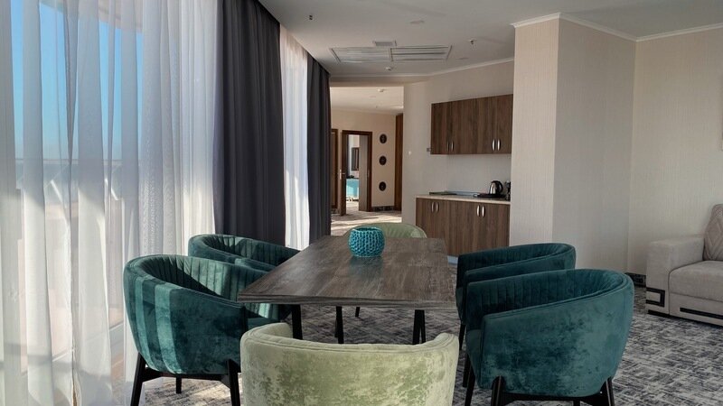 Апартаменты 4-местный (с террасой, вид на море)