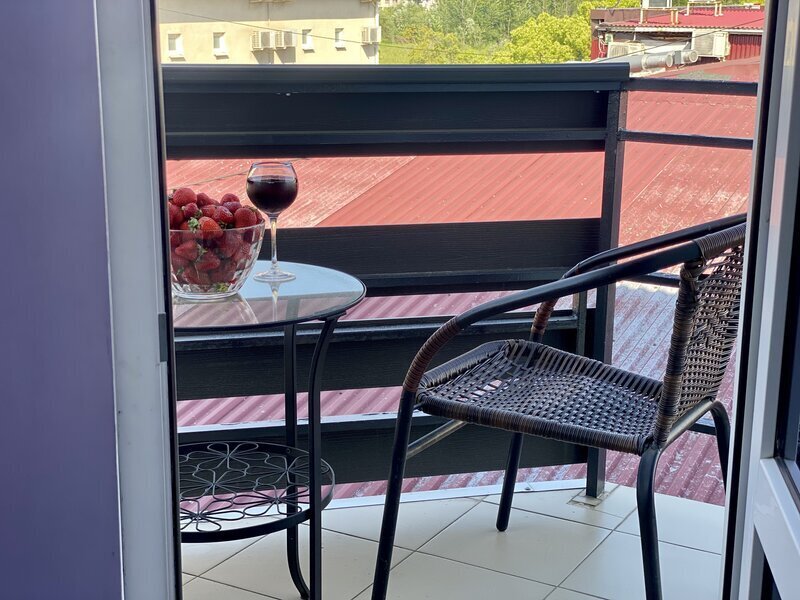 Апартаменты Студио (с кухней и балконом)