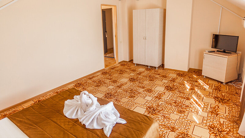 Семейный 4-местный 2-комнатный (мансарда)