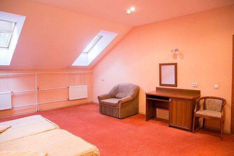 Семейный 2-местный 2-комнатный Мансарда