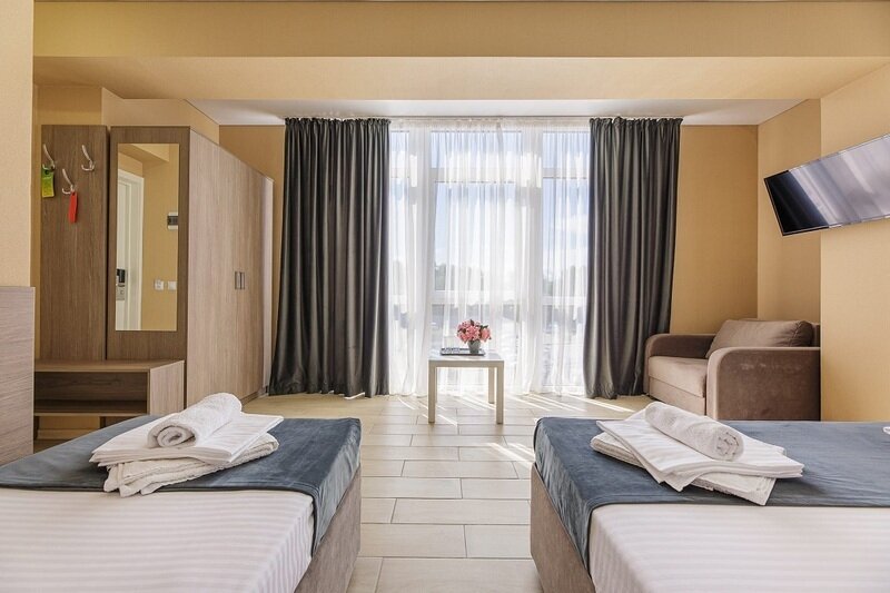 Студио 4-местный (с балконом)