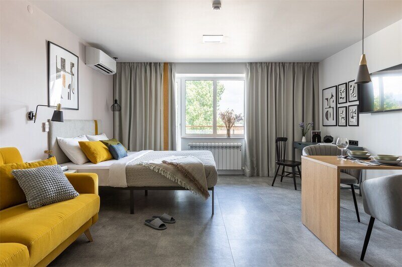 Студио Бизнес 2-местный (с кухней, с диваном)